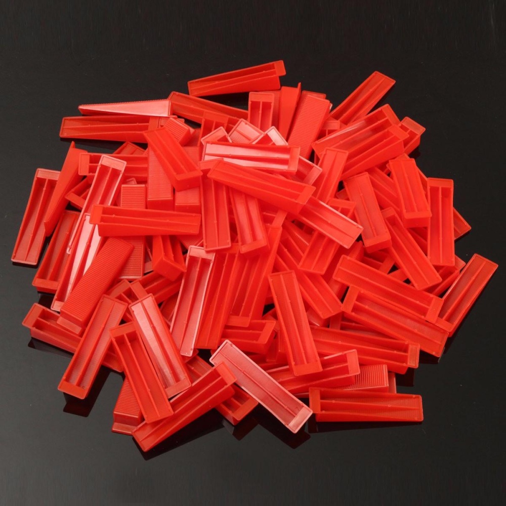 600 Tile Leveling System Wedges and Clips Spacer Plastic Tiling Tools - Image 2