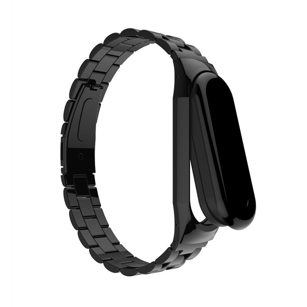 Bakeey Anti-lost Watch Band Stainless Steel Fold Buckle Bracelet for Xiaomi Mi Band3 Non-original - Colorful