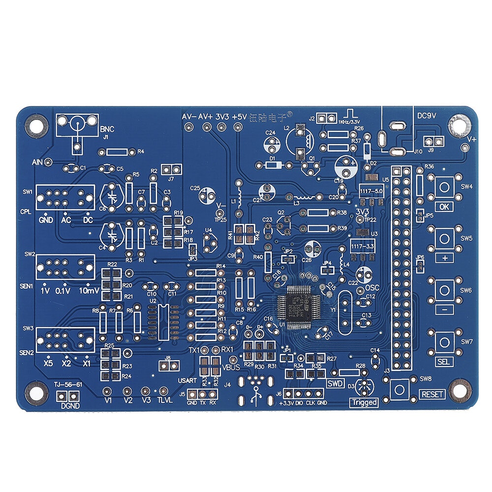 DC 9V Digital Oscilloscope Kit DIY Electronic Production Kit Parts DSO138 - Image 2