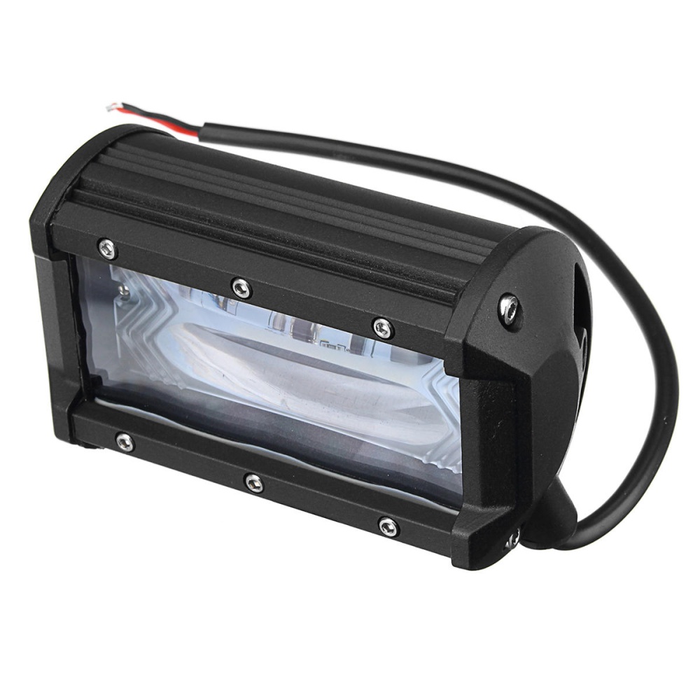 5Inch Flood LED Work Light Bar 72W 1300LM 6000K White for Off-Road Tractor 4WD SUV - Image 2