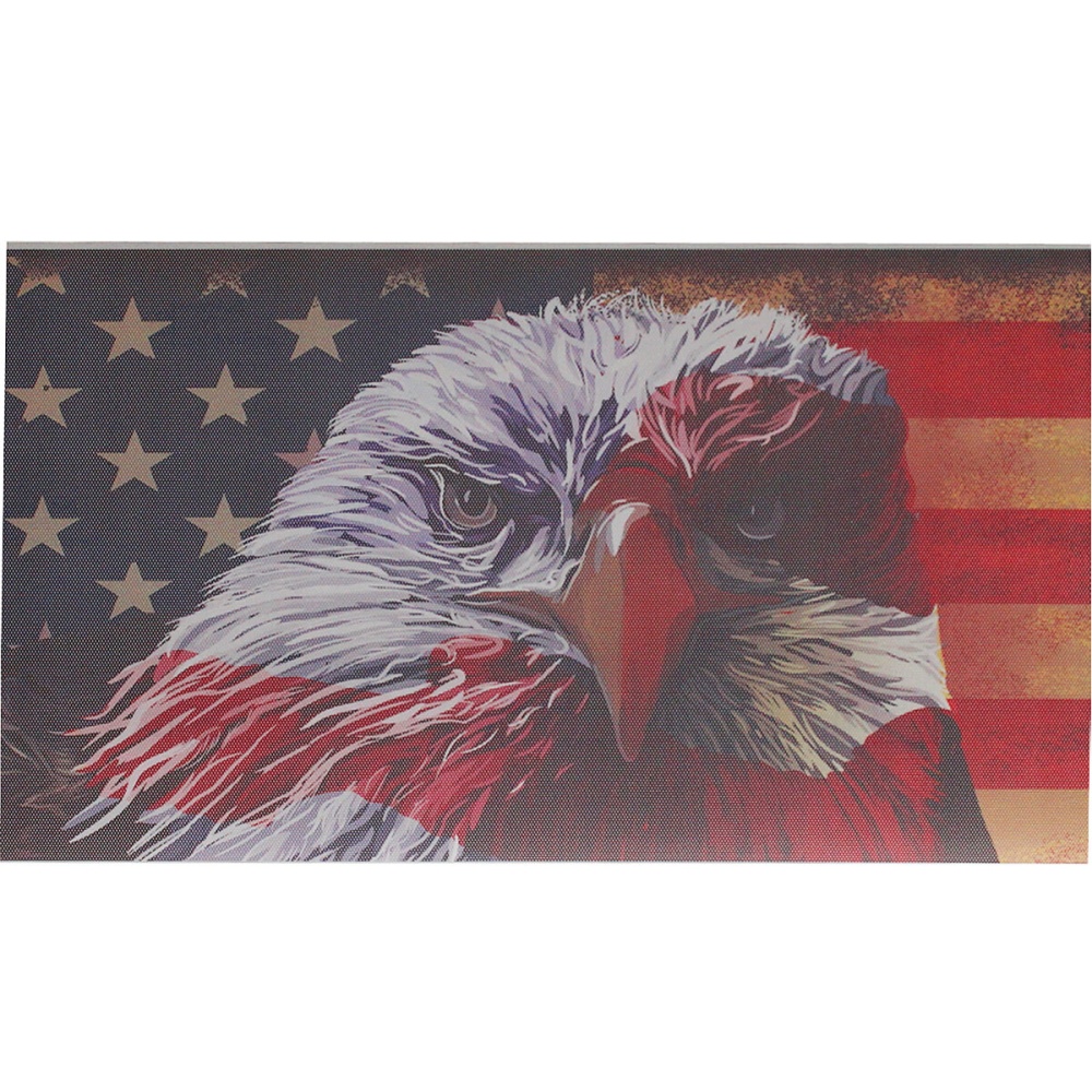 American Flag Bald Eagle Flag Stars Car Truck Rear Window Graphic Decal Sticker - Image 2