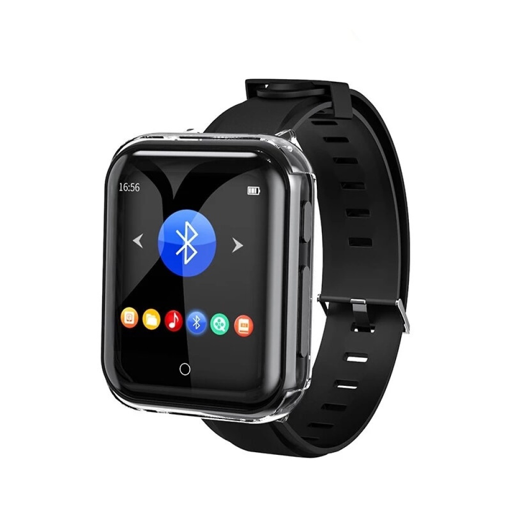 RUIZU M8 bluetooth 5.0 8GB/16GB Portable Mini Sport Montre Intelligente Lecteur MP3 Podometre Plein ecran Tactile Lecteur de Musique Speak Support FM Radio Enregistreur Video avec Bracelet de Montre - 8 Go