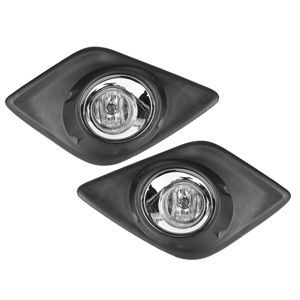 2Pcs Car Front Bumper Fog Light Lamps With Harness Wiring For Toyota Hilux Revo M70 M80 2015-2018 - Image 2