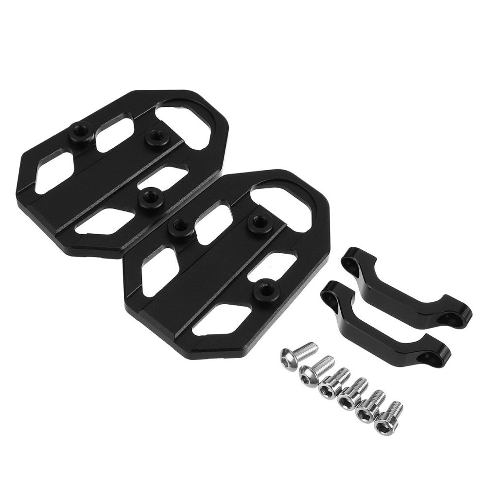 Motorcycle Foot Pegs Footrest Wide Brake Pedal For Honda CB500X CB 500X 2015 2016 Aluminum - Black - Image 2