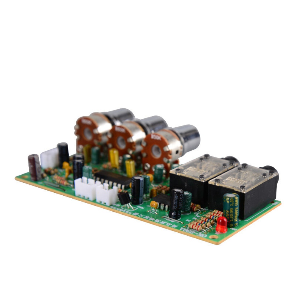 Karaoke Reverb Mixer Board Power Amp Front DC12V Outdoor Microphone Car Power Amplifier Mixer Board - Image 2