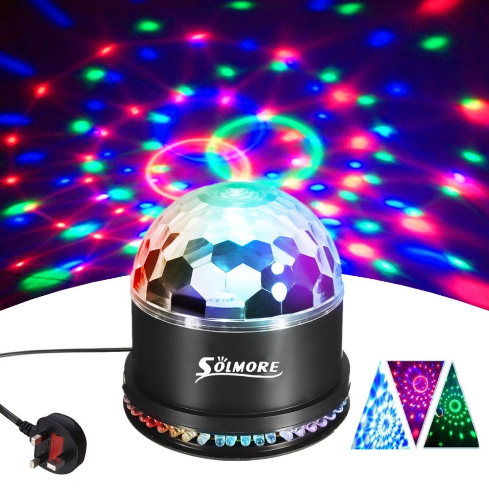 48 LED Disco DJ Stage Light Ball KTV Party Club Effect Lighting show Black - US - Image 2