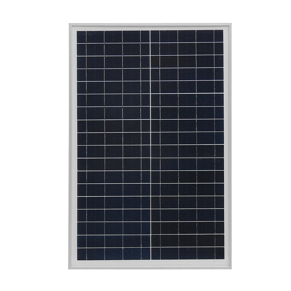 Elfeland P-25 25W 18V Noir / Argent 525 * 350 * 25mm Panneau Solaire Monocristallin de Silicium - Noir