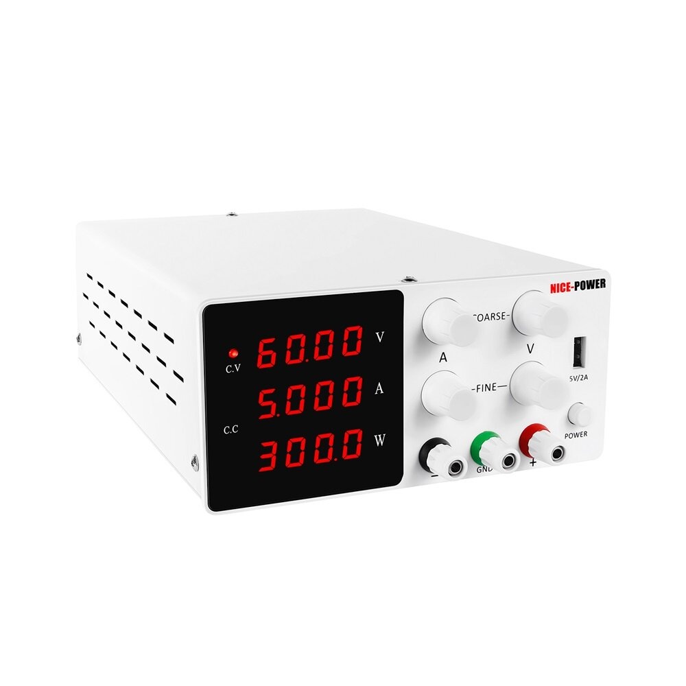 NICE-POWER SPS-W605 60V 5A Lab Switching DC Power Supply Adjustable Regulated Laboratory Power Source Current Stabilizer Voltage Regulator - 220V - Image 2