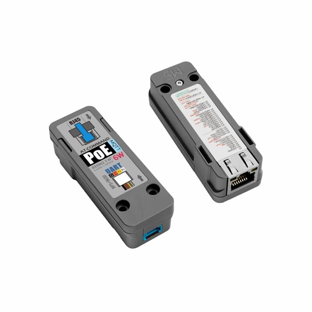 M5Stack MQTT Ethernet Communication Module PoE Power Supply Embedded W5500 Remote Data Collection