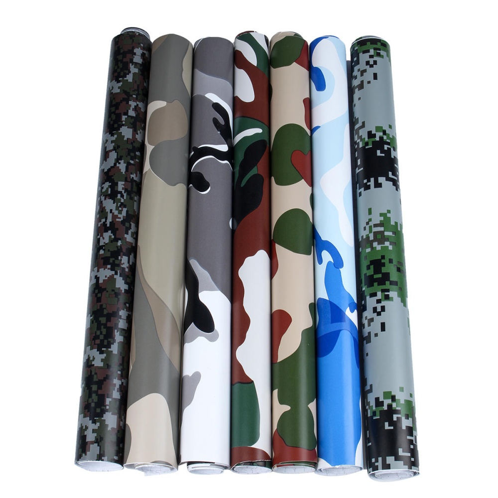 Stickers DIY Styling Accessories Woodland Green Camouflage Desert For Motorcycle Automobiles Car - 2