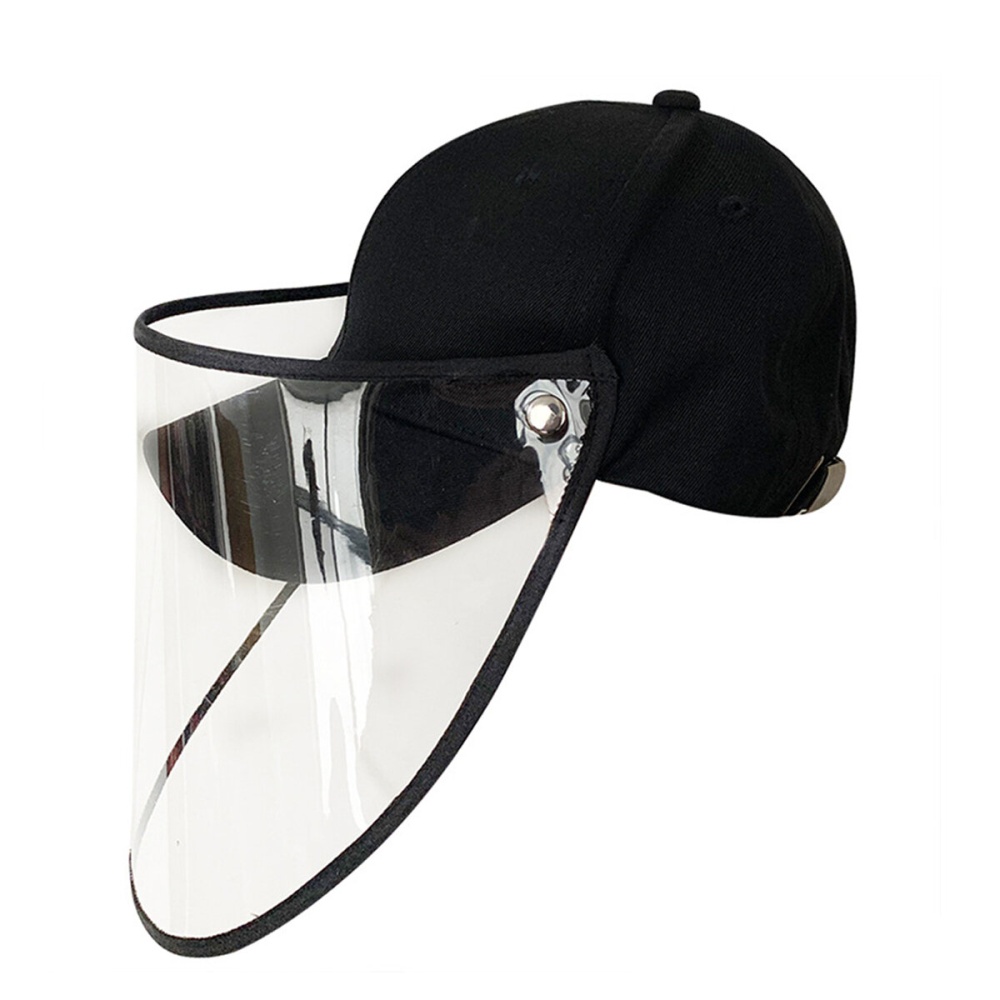 2 in 1 Baseball Cap Protective Mask Cover Outdoor Anti-spitting Splash-Proof Hat - 1