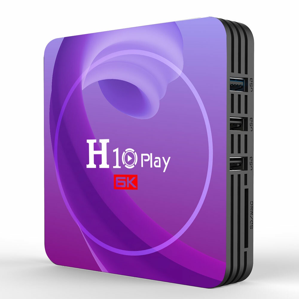 H10 Play Allwinner H6 4GB RAM 32GB ROM 2.4G WIFI Android 9.0 4K 6K TV Box - US - Image 2