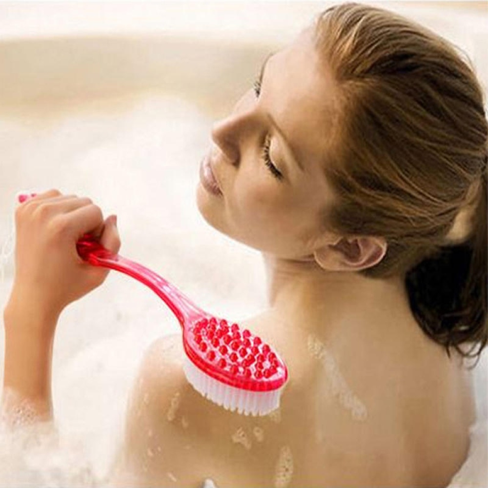 Honana BX-106 Bath Brush Scrub Skin Massage Health Care Shower Rubbing Brushes Body - Blue - Image 2