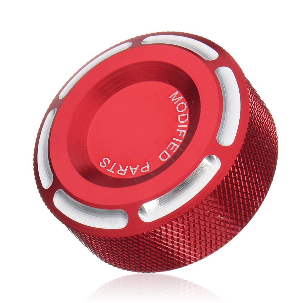 Motorcycle Rear Brake Clutch Fluid Reservoir Cover Cap For Honda/Kawasaki/Suzuki Aluminum - Green