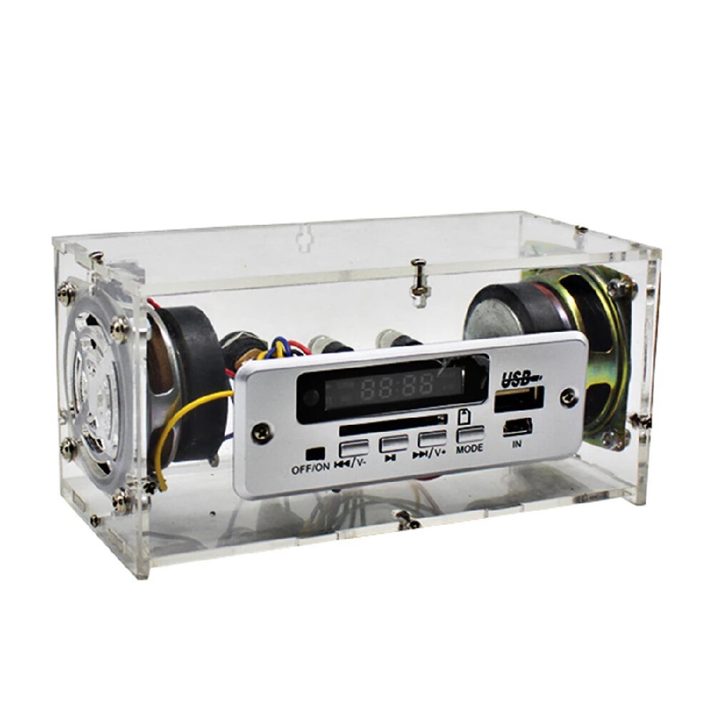 DIY MP3 Bluetooth Mini Speaker Electronic Kit Wireless Mini Amplifier Sound Subwoofer Production Kit