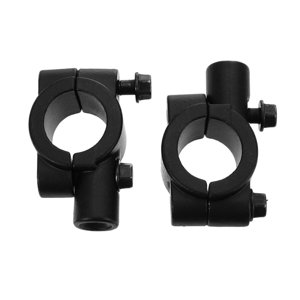 8/10mm Motorcycle Bicycle Side Mirrors Holder Clamp Adaptor Bracket For 22mm Handlebar - 10mm - Image 2