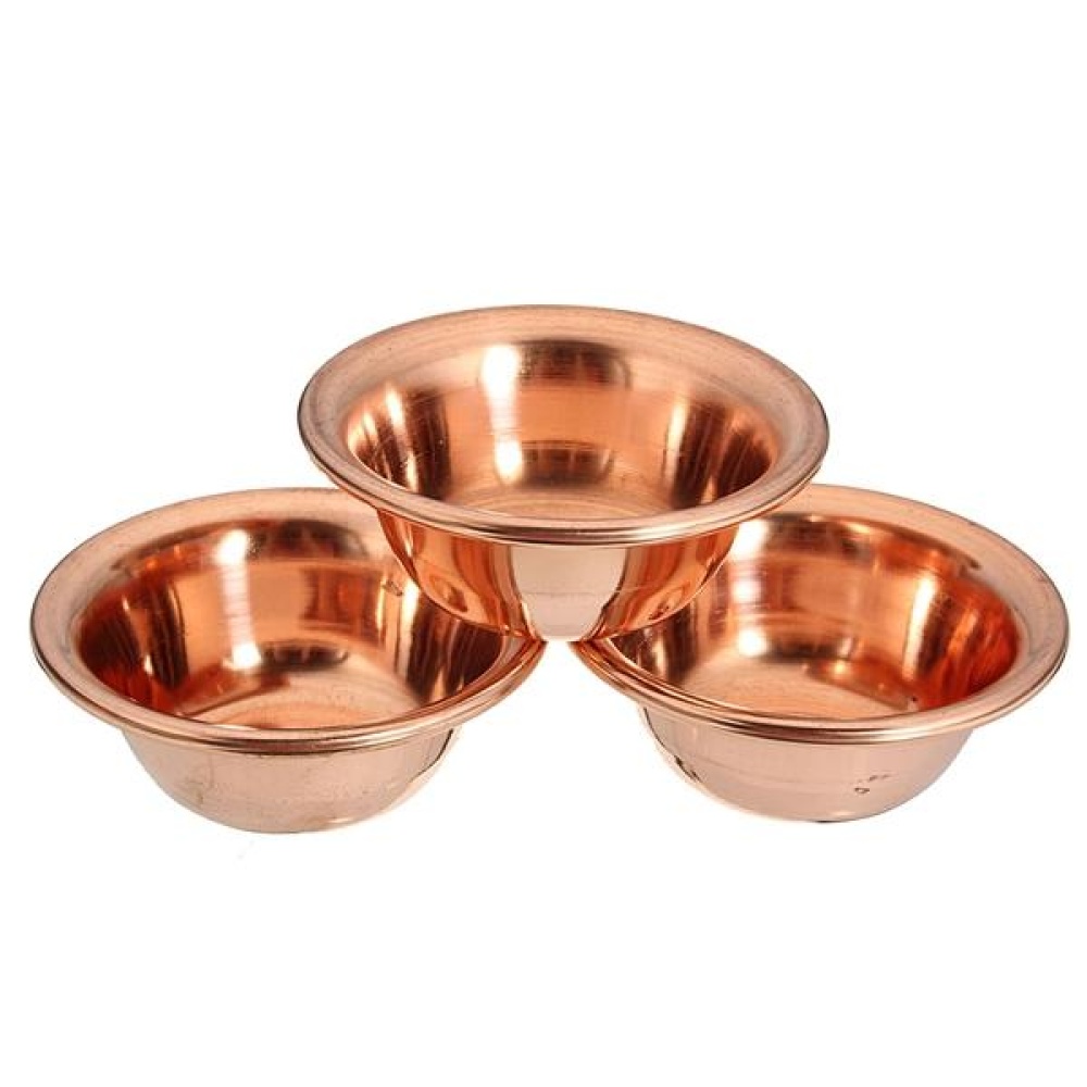 7Pcs Tibetan Buddhist Copper Water Offering Bowl for Divine Focus Ritual Vessel - Image 2