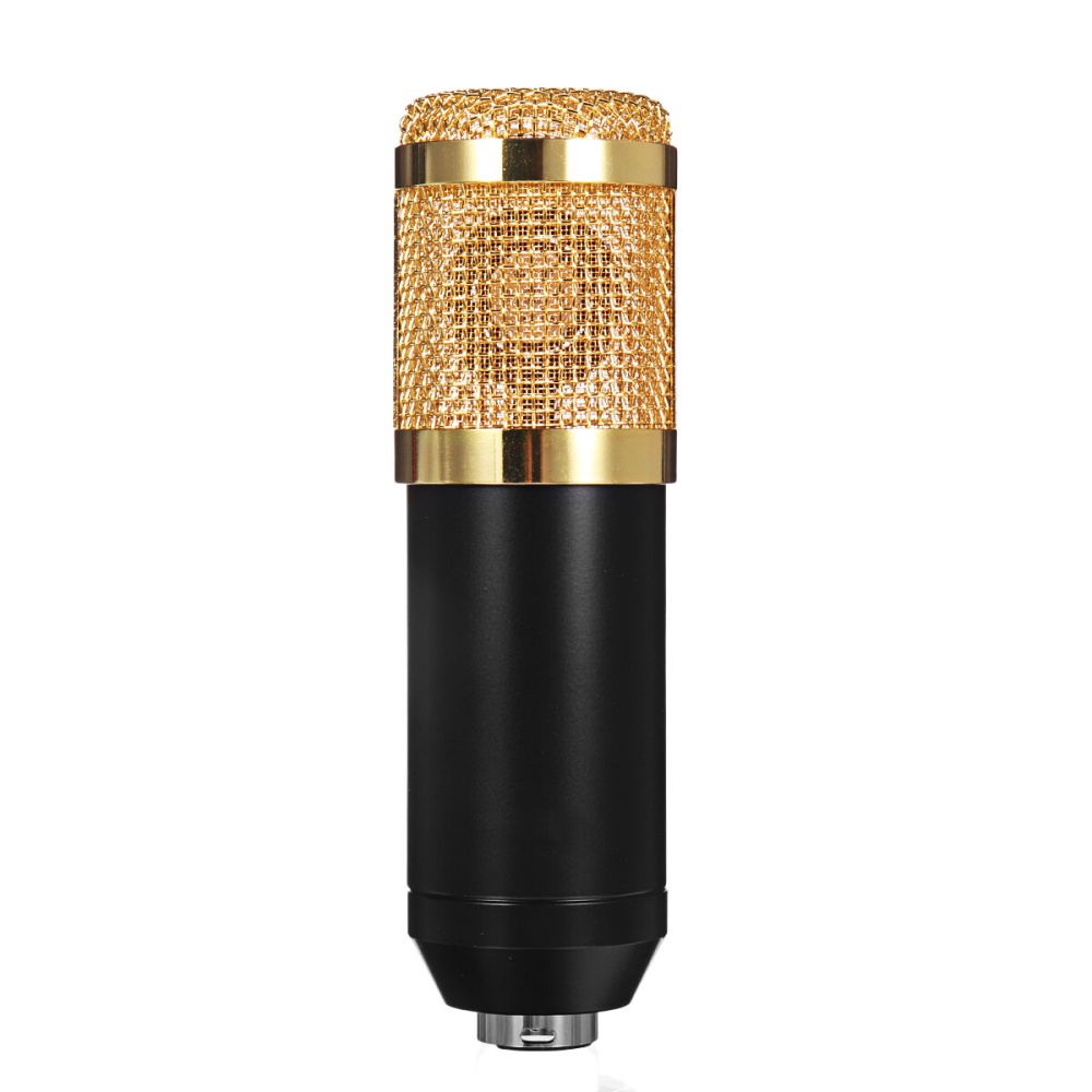 BM800 Condenser Microphone V8 Sound Card Kit Muti-functional bluetooth Sound Card for Studio Mobile Phone PC Laptop Recording Live Broadcast - Gold - Image 2