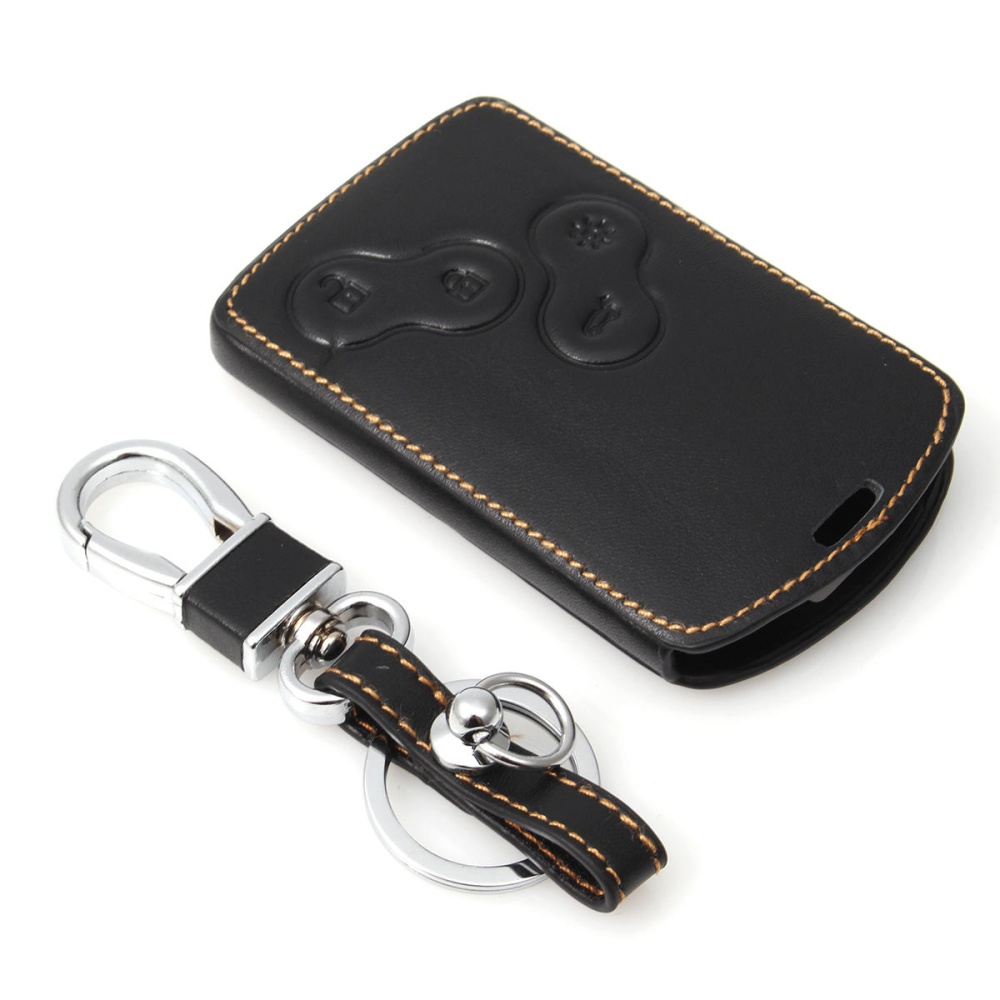 Leather car key case cover for Renault - Image 2