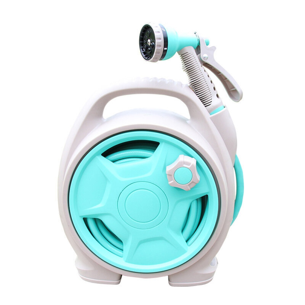 Porable 13.5m Flexible Garden Car Washer Water Hose Expandable Pipe Sprayer With Holder - Red