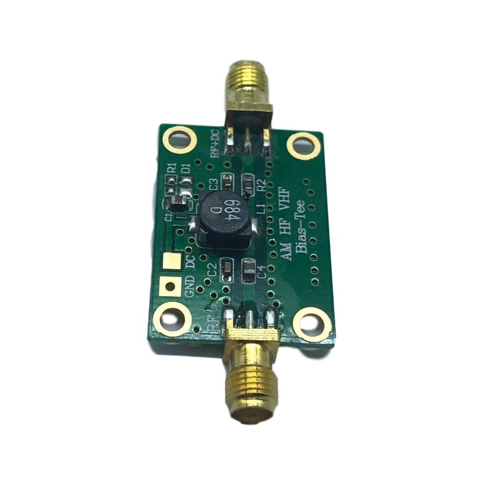 25K-100MHz RF DC Block Bias Coaxial Feed Bias Tee Low Insertion Loss HF AM - Image 2