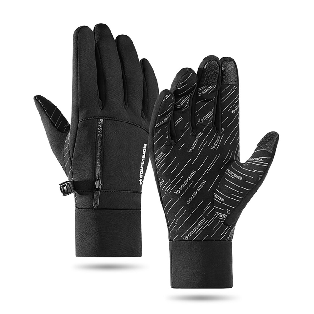 Outdoor Winter Gloves Thermal Warm Touch Screen Autumn Windproof For Riding Ski Sports Touch Screen - L
