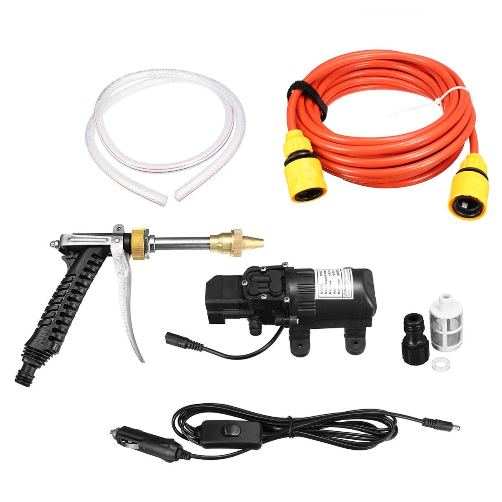 65W High Pressure Cleaning Pump Car Electric Washer Washing Cleaner Machine Kit with DC 12V Car charger - Image 2