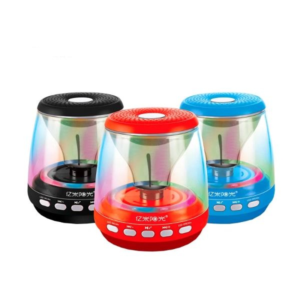 PN-15 Portable Wireless bluetooth Subwoofer Outdoor Speaker With Colorful LED light - Blue