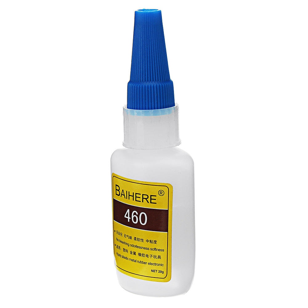 BAIHERE 460 Instant Adhesives High Performance Glue No Smell No Whitening 20g for Metal Plastic - Image 2