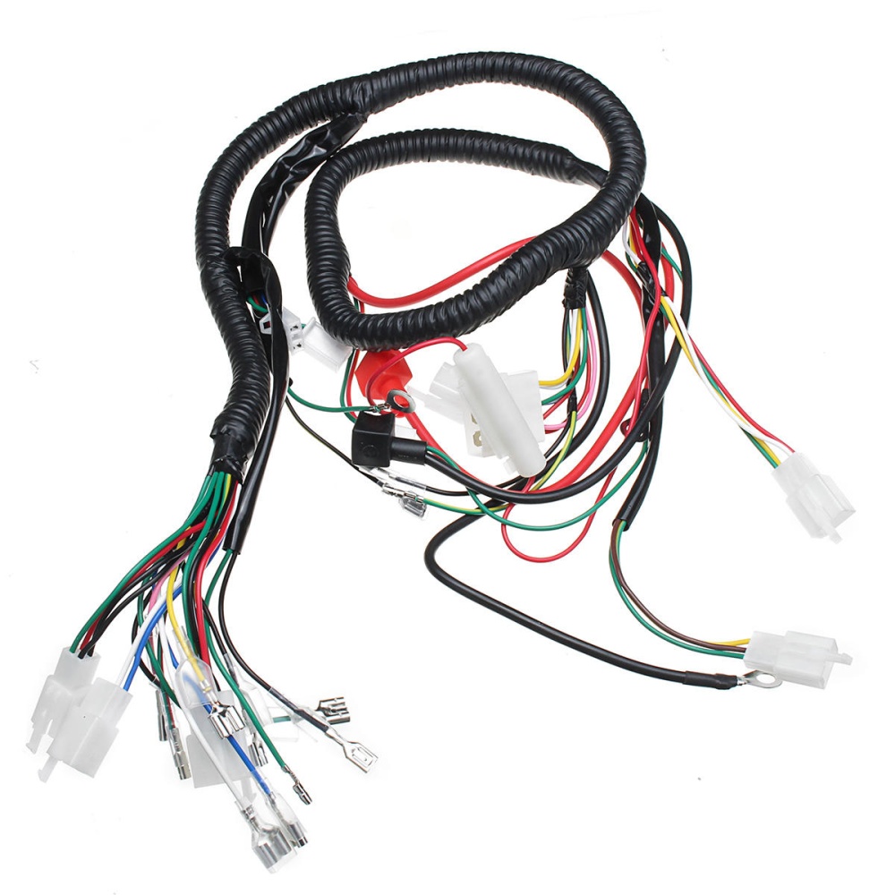 Electric Wiring Harness Wire Loom CDI Motor Stator Full Set For ATV QUAD 150/200/250CC - Image 2