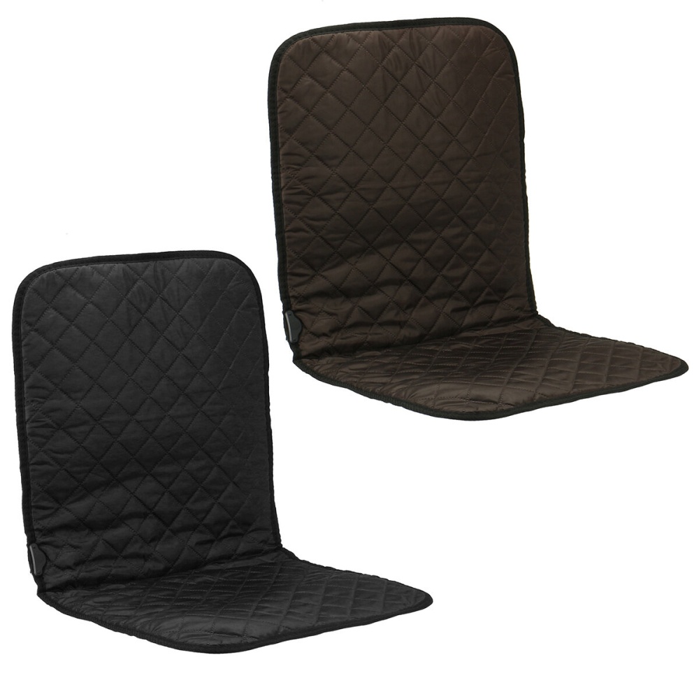 Universal DC 12V Universal Car Front Heating Seat Cover Cushion Warming Pad Kit - Black - Image 2