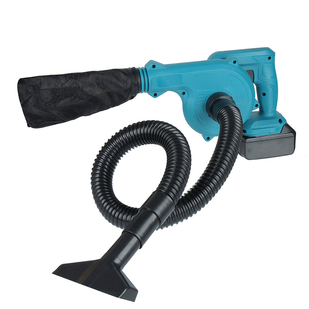 2000W 18000RPM Handheld Cordless Electric Air Blower Variable Speed Leaf Blower Vacuum Dust Collector Cleaner Home Garden W/ 2 Battery EU Plug - Image 2