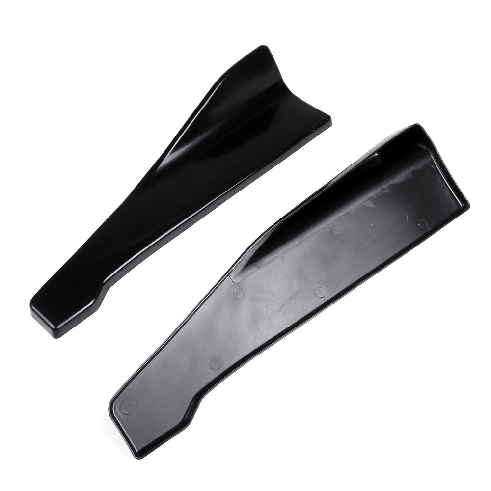 Universal Car Mudguards Fit Front Rear Bumper Lip Splitters Winglets Canards side skirt - Image 2