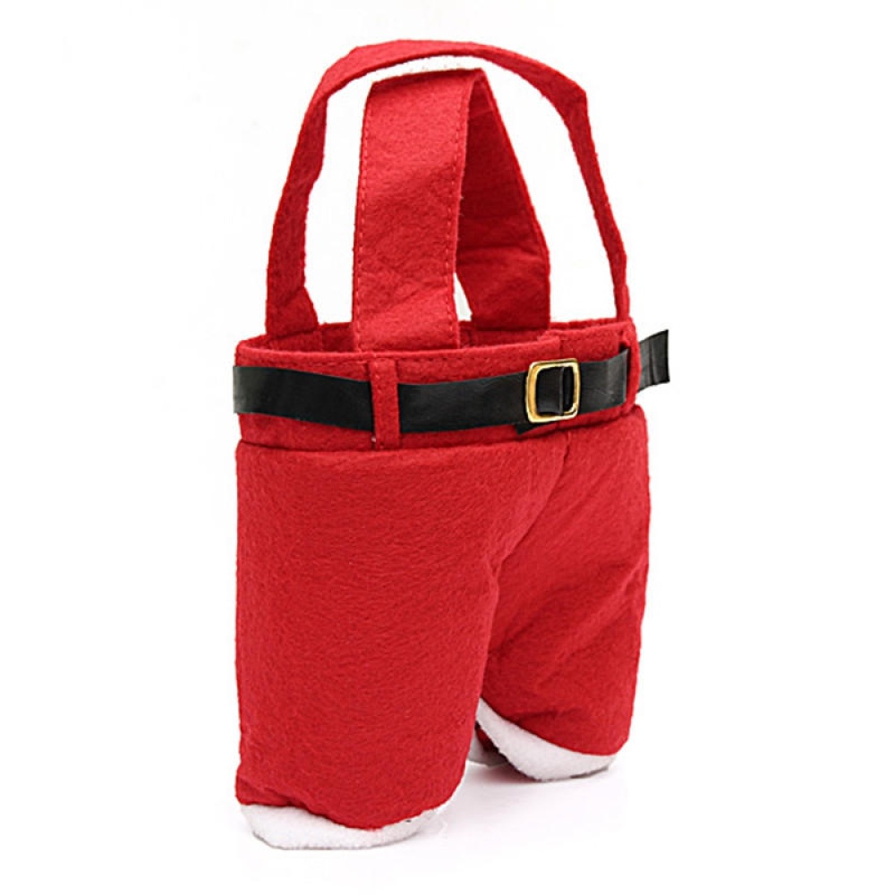 5/10  Santa Pants Candy Gift Bag Sweet Sack Holder Stocking Filler - Image 2