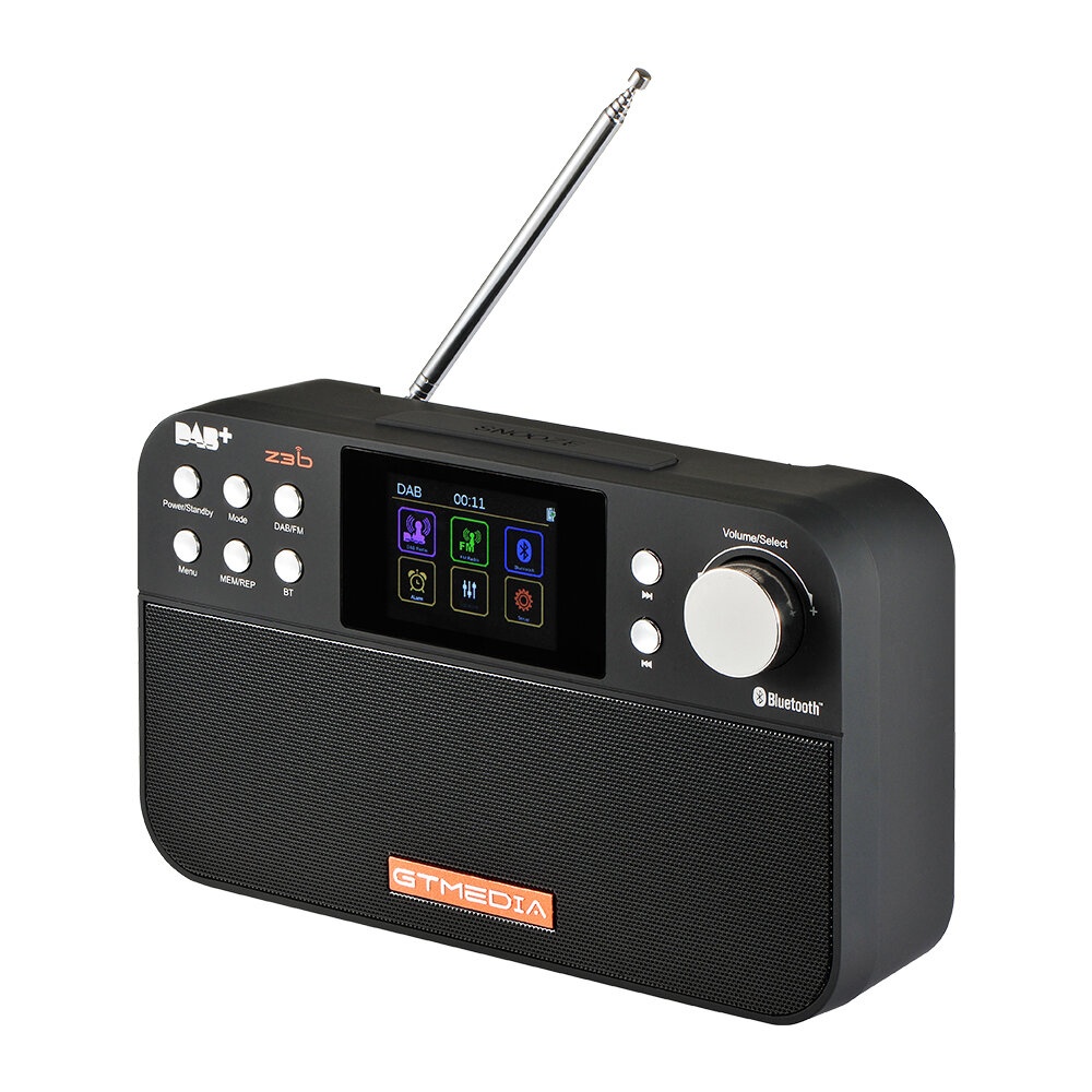 GTMEDIA Z3B Portable Digital DAB Radio FM Radio bluetooth Stereo RDS Multi-band Radio Speaker with LCD Display - Image 2