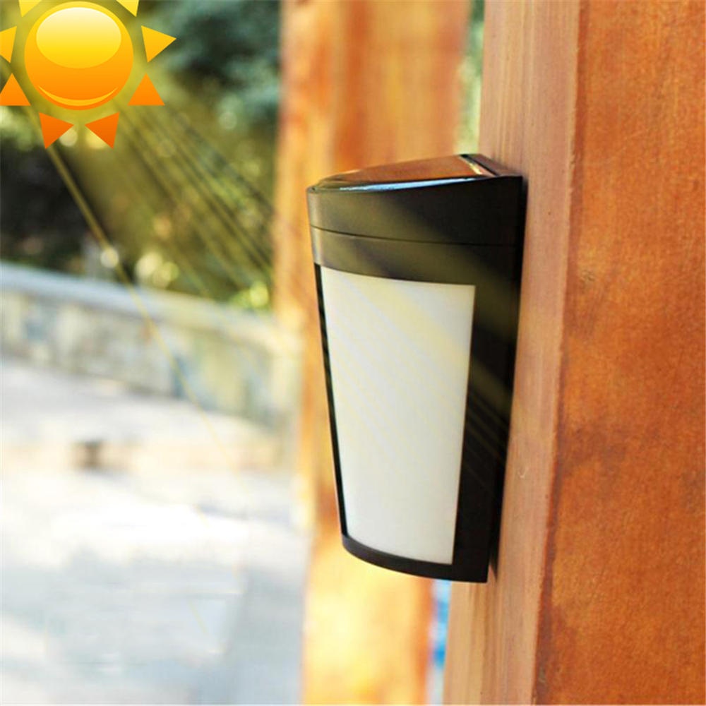 Bakeey Waterproof Environmental Protection Solar Colorful Wall Lamp For Garden Villa Gardens Homestays - Colorful - Image 2