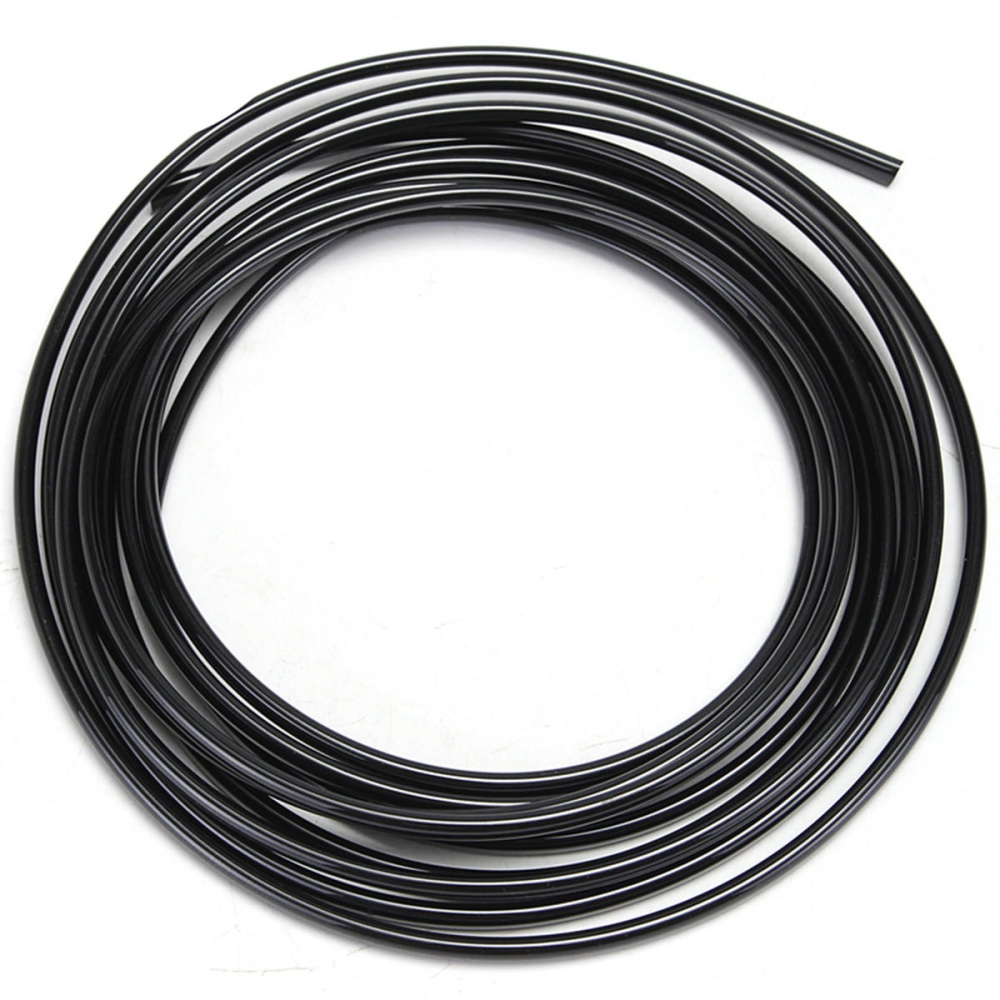 5m Rubber Car Interior Moulding Trim Strip Black Flexible Decoration Dashboard Door Edge Line - Image 2