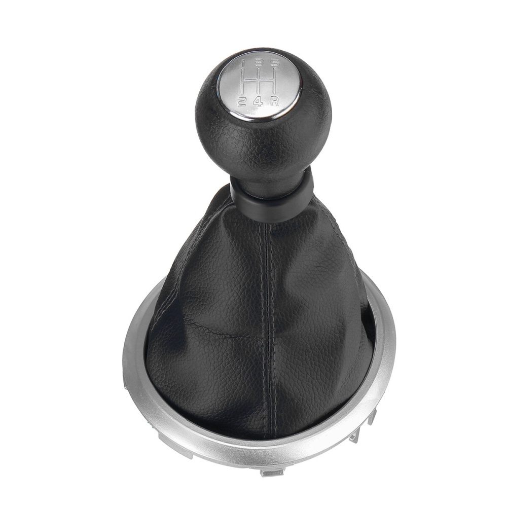 5 Speed Gear Shift Knob Shifter Chrome Silver with Dust Cover For Suzuki Swift SX4 Alto - Image 2