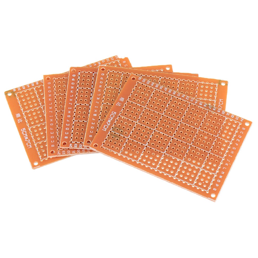 50pcs Universal PCB Board 5x7cm 2.54mm Hole Pitch DIY Prototype Paper Printed Circuit Board Panel Single Sided Board - Image 2