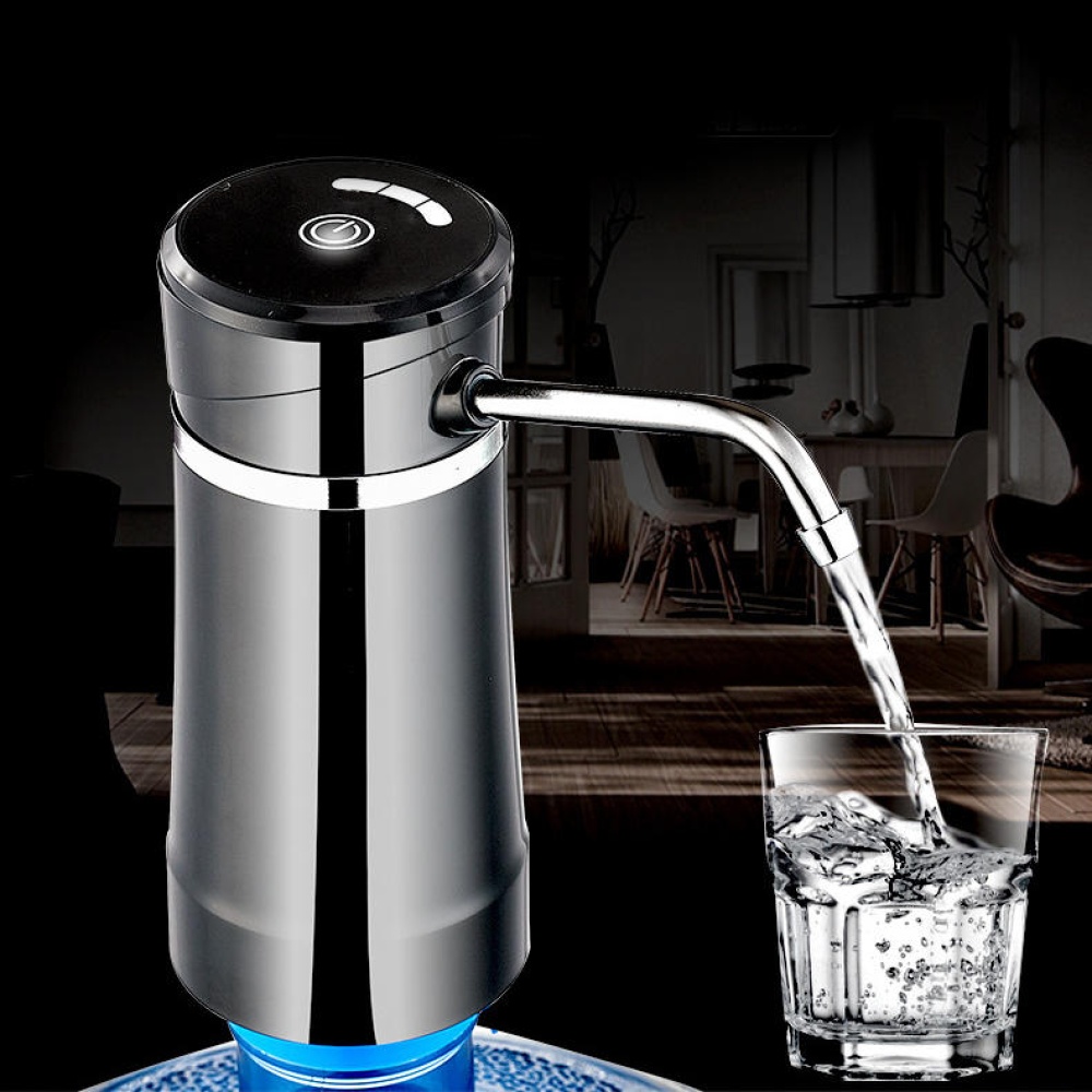 DT-20 Electronic USB Charging Automatic Barreled Water Dispenser Pumps Water Pumping Device - Blue - Image 2