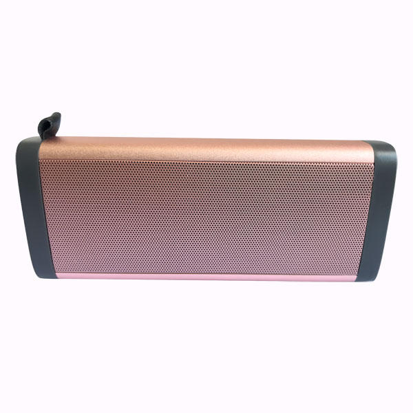 Q5 2x3W bluetooth 4.2 Wireless Rechargeable Speaker Support TF FM Radio AUX - Rose Gold - Image 2