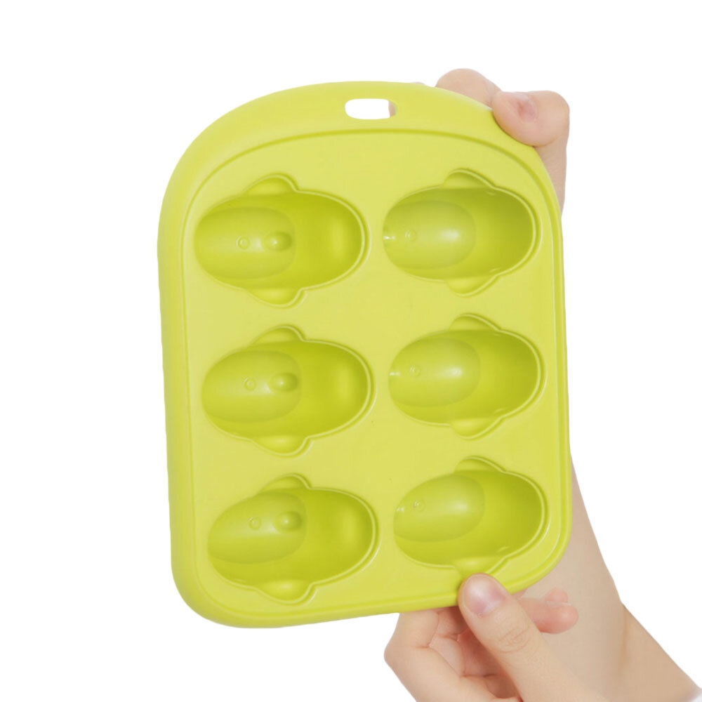 QUANGE LS010102 Home Kitchen Ice Cube Tray Little Whale Shape Ice Mold 6 Hole Food Grade Pudding Mold from xiaomi youpin - [3 orders to choose me] - Image 2