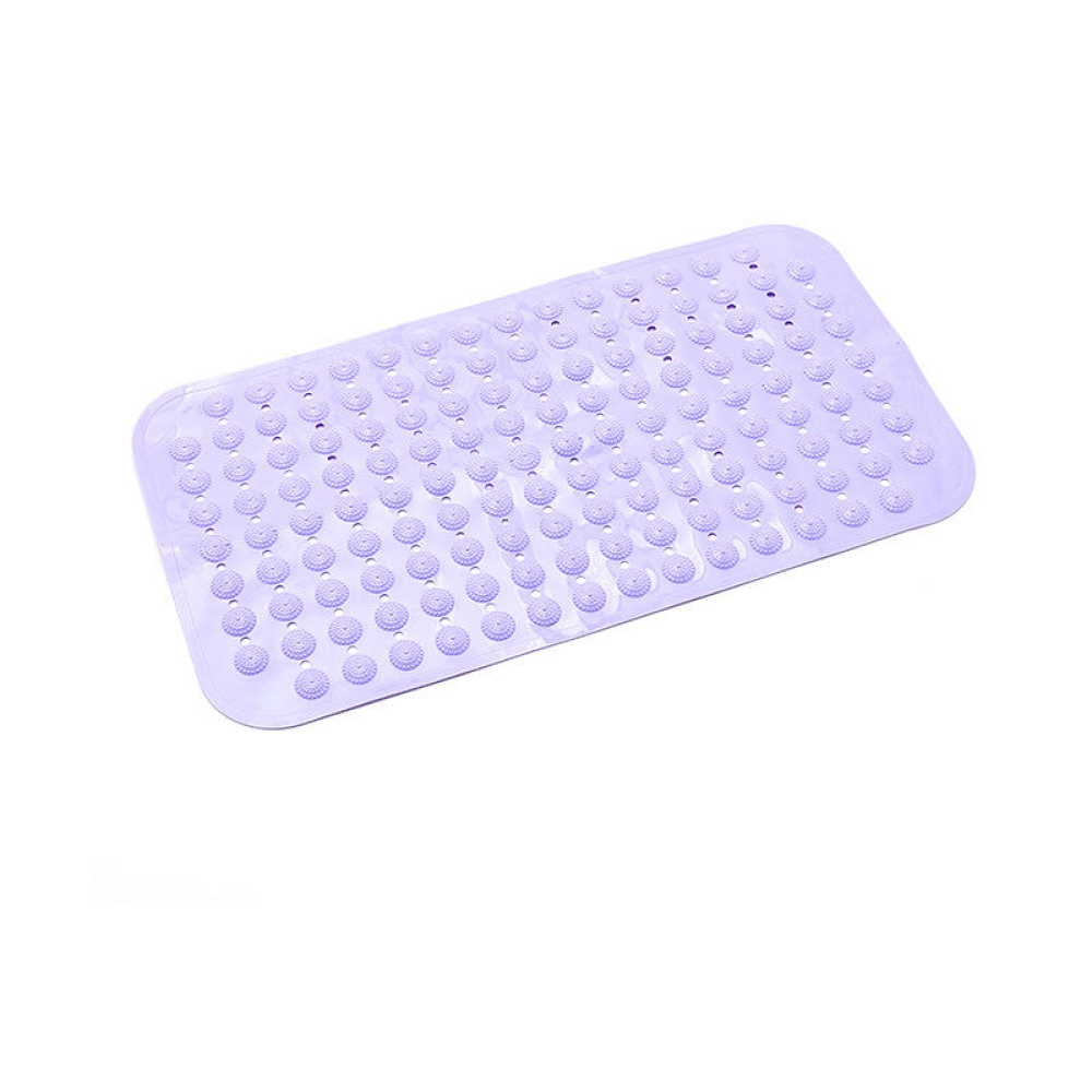 PVC Massage Skid Bath Sucker Mat with Suction Cups Bathroom Suction Cups Anti Slip Safety Shower Carpet Bathtub Bathmat Home Hotel - Rose - Image 2