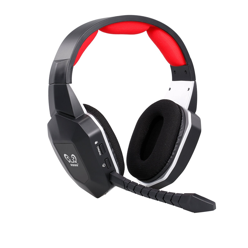 Bakeey HW-N9U 2.4G Wireless Gaming Headphone Virtual 7.1 Surround Sound Headset with Removable Microphone for PS4/PC - Black - Image 2