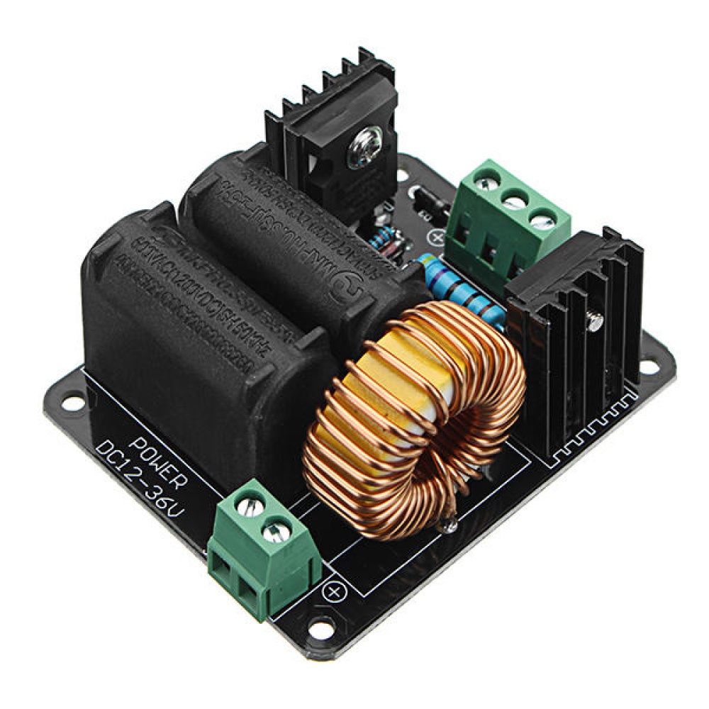 DC 12-36V 10A 300W ZVS Tesla Coil High Voltage Genrator Driver Board Discharge Flyback Module - Image 2