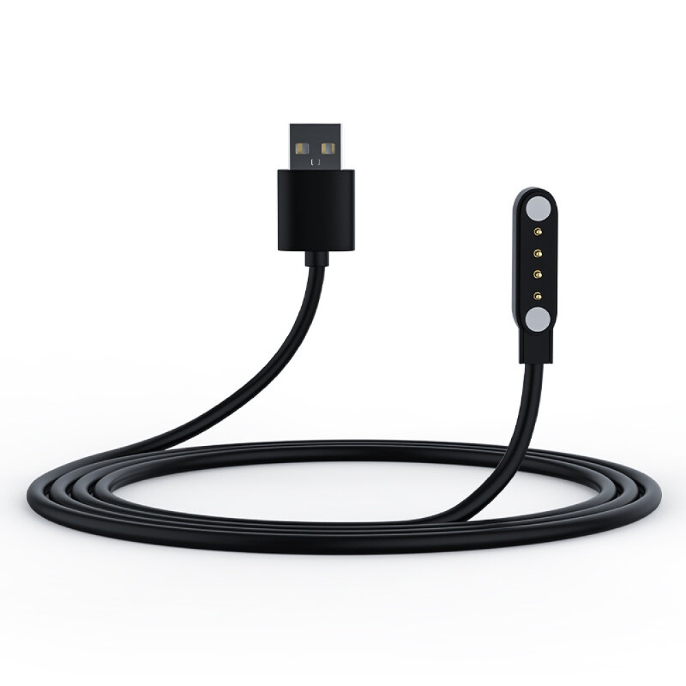 Charging Cable Watch Cable Magnetic Charging Line only for LOKMAT APPLLP Max Smart Watch - Black - Image 2