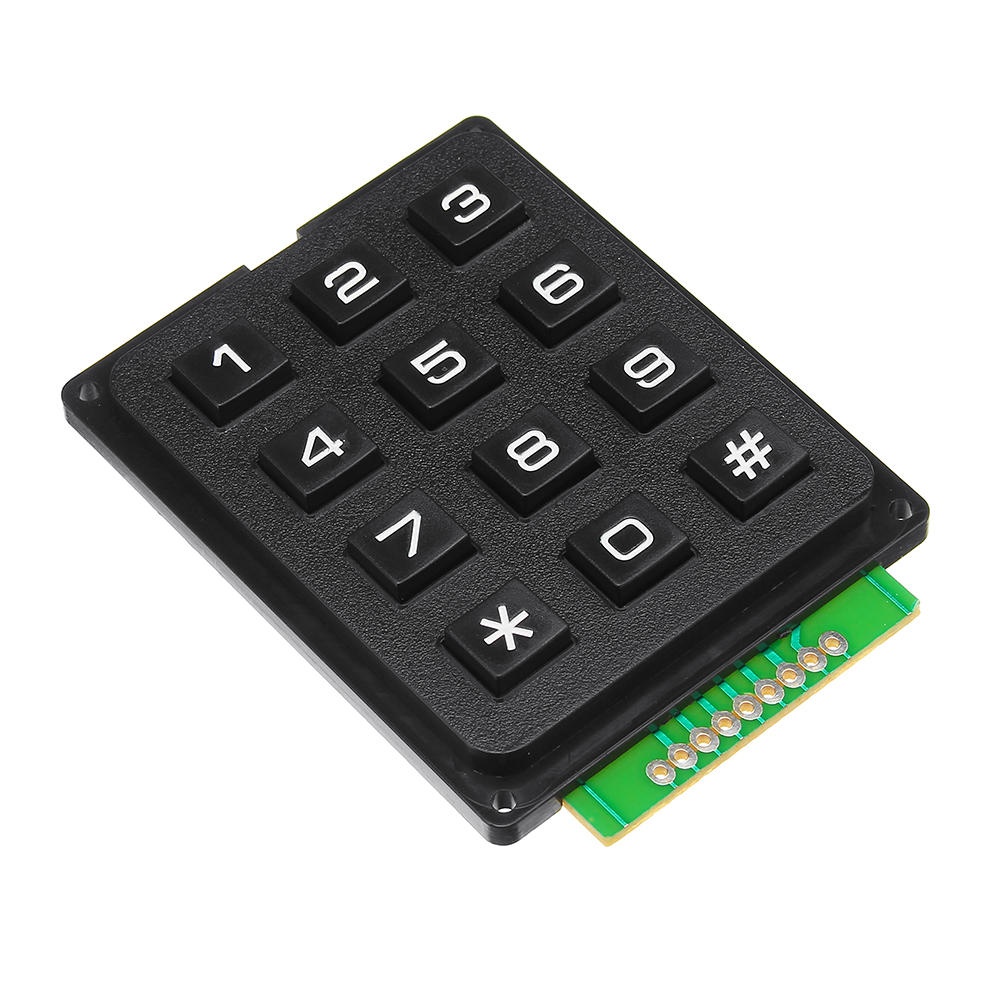 5pcs 12 Key MCU Membrane Switch Keypad 4 x 3 Matrix Array Matrix Keyboard Module Geekcreit for Arduino - products that work with official Arduino boa - Image 2