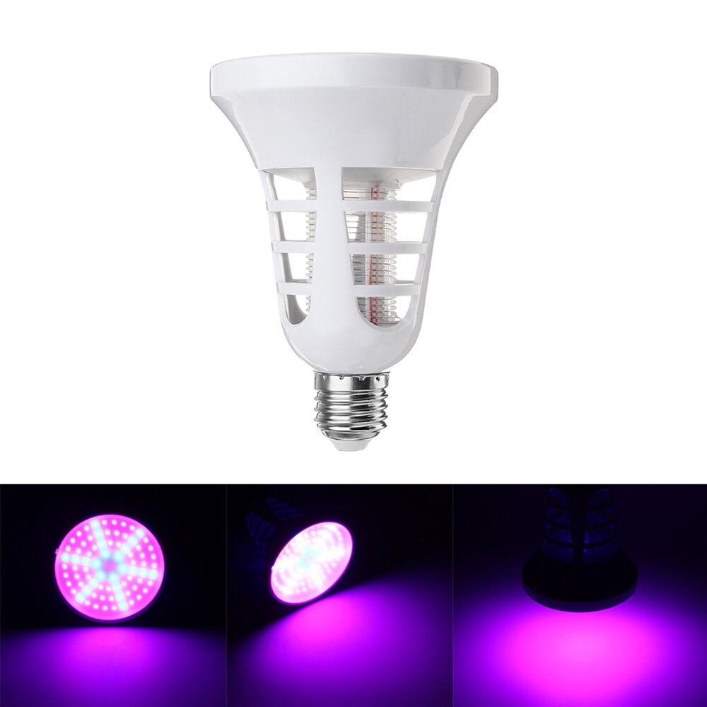 8W E27 LED Mosquito Killer Lamp Fly Bug Insect Repellent Bulb Plant Light for Indoor AC110V/220V - 220V - Image 2