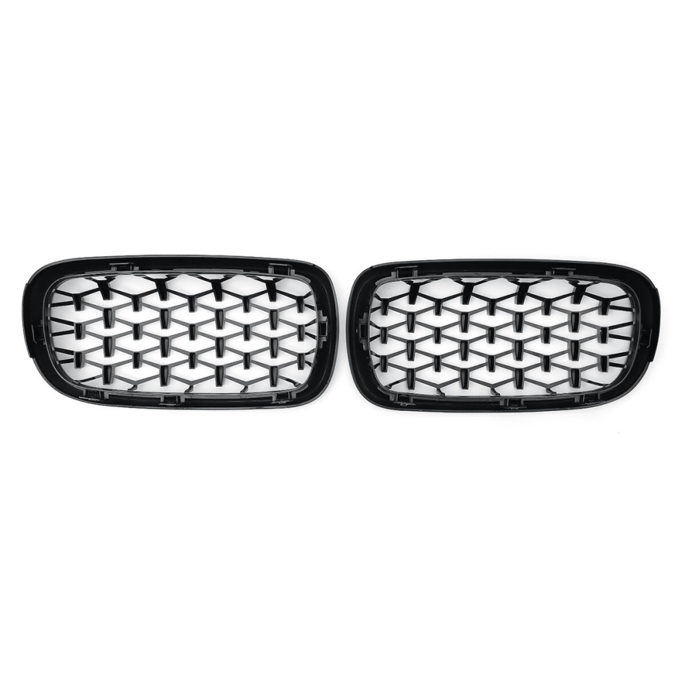 1Pair Black Chrome Front Kidney Grill Grille For BMW X5 F15 X6 F16 2014-2017 LH RH - Image 2