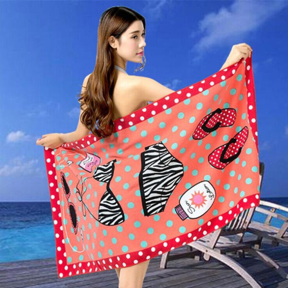 70x150cm Colorful Cartoon Printing Quick Dry Beach Towels Absorbent Microfiber Bath Towel - 03 - Image 2